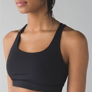 Women's Lululemon Energy Sports Bra H20 + Size 4 Good Condition